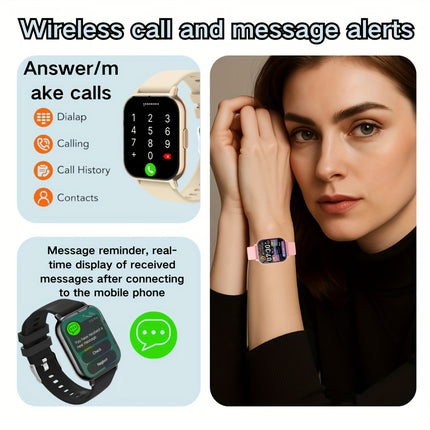 Wireless Call/SMS, Multi-Sport Modes, Remote Camera Control, Fitness Tracker, Compatible