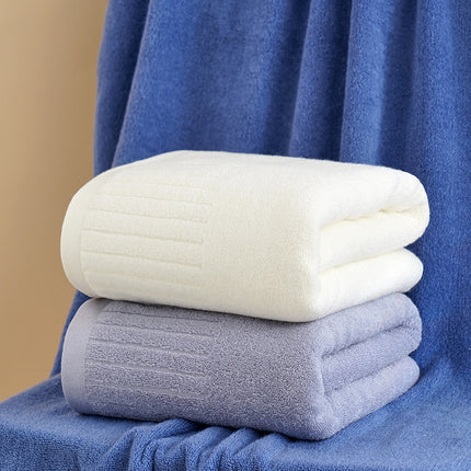 Pure Cotton Bath Towel Thickened Plus-sized Household Hotel Soft Absorbent Lint-free