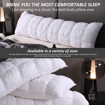 1pc New Twist Flower Design Double Pillow Core, Long-Lasting Support - 118