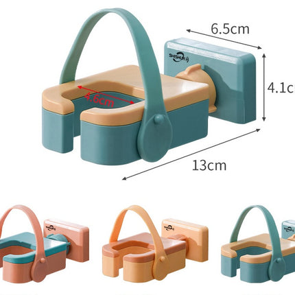 Hair Dryer Rack Toilet Wall-mounted Punch-free Woundable Multifunctional Blower Rack Bathroom Toilet Tools