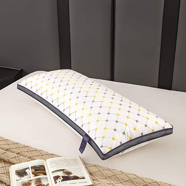 1pc of Premium Soft Extra-long Quilted Pillow Insert, the Best Pillow for Bedding