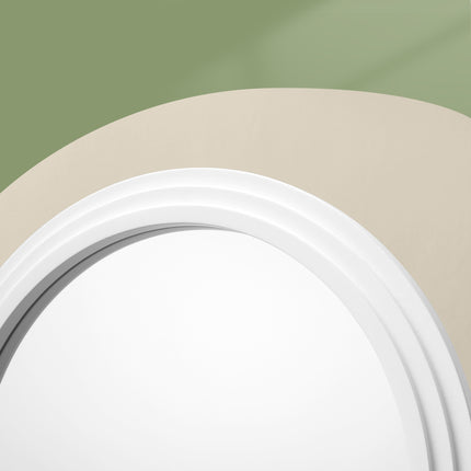 Full-Length Mirror, 160 x 50 cm, Irregular Wavy Design with Stand, MDF Frame, for Bedroom, Living Room