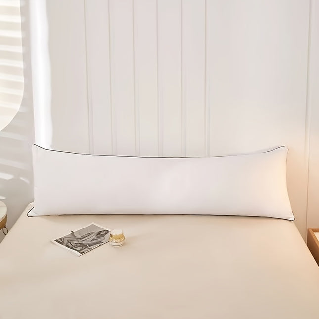 1pc Soft Brushed Body Pillow for Sleeping – High-Quality Polyester Filling, Ergonomic Design for Pregnancy
