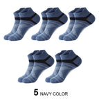 5 Pairs Of Denim Blue / Free Size