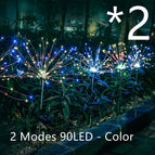 2mode 2pcs / Colorful / 90LED