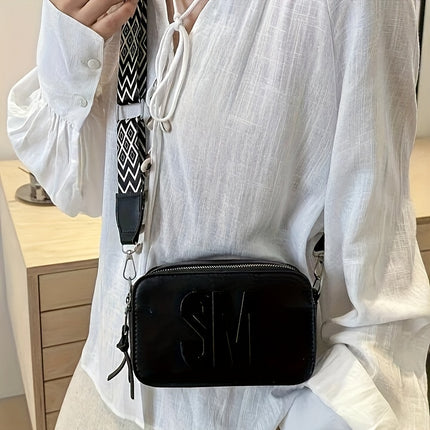 Bag for Women - Lightweight Zippered Crossbody with Adjustable Shoulder Strap