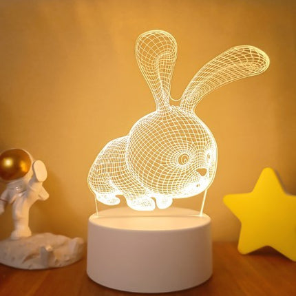 3D Lights Colorful Touch Remote Control LED Visual Lights