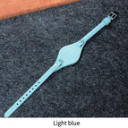 Light Blue / 8mm silver buckle