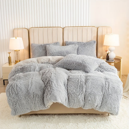 Duvet Cover Set, Winter Bedding, Machine Washable, Zipper Closure