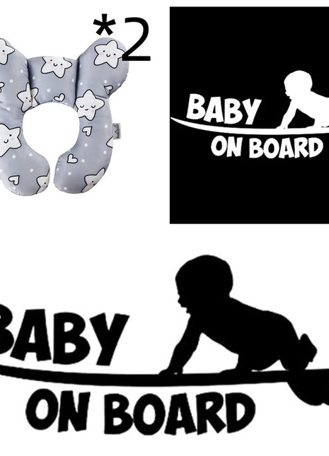 Protective Baby Pillows Travel Car U-shaped Support Cushion
