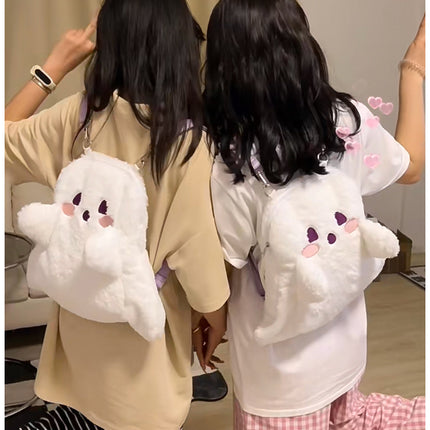 Halloween Cute Ghost Cartoon Backpack Personality Doll