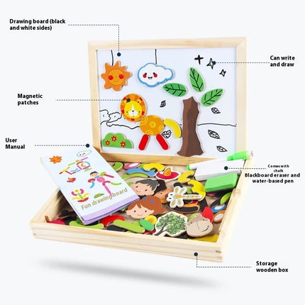 Children's Educational Toys Magnetic Puzzle