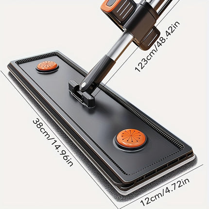 Mop for Living Room, Bedroom, Bathroom, Kitchen and Floor Cleaning - Wet & Dry Flat