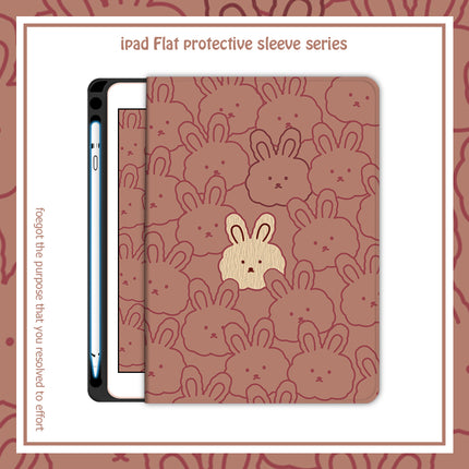 Cartoon Cute Rabbit Silicone Computer Case