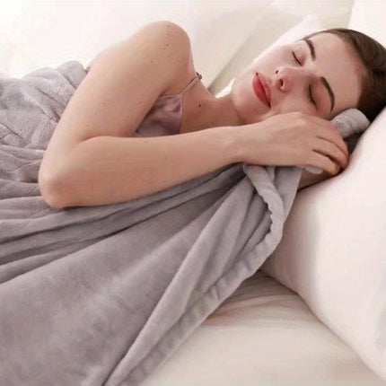 Cozy Warm Double-sided Flannel Heated Blanket With 9 Heating Levels & 2/4/6/10 Hours Auto Off