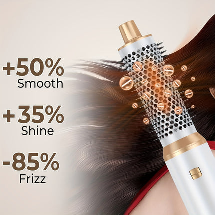 5in 1 Hot Air Brush Hair Styler Detachable Hair Hot Brush