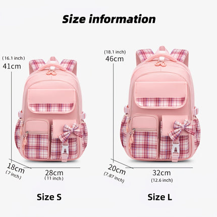 Pink INS Backpacks for Girls Backpack School Bookbag for Teenage Cute Book Bag, Buy Backpack