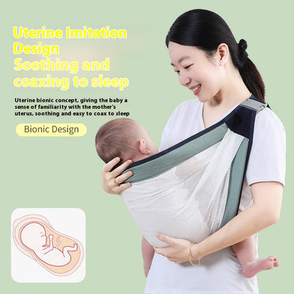 Suspender Front Holding Baby Children Go Out Simple