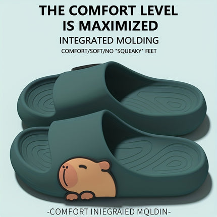 3 pcs Lightweight Slippers - Slip-On Low-Top House, Soft Cushioned Sole for Bathroom, Beach,