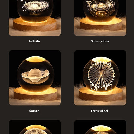 Luminous Crystal Ball Projection Ambience Light