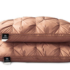 Brown / Low pillow 2pcs