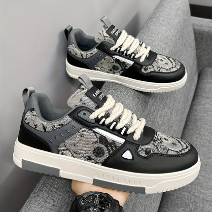 Men'S Retro Oil Painting Sneakers