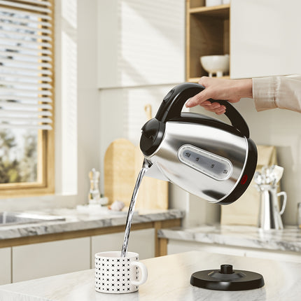 Electric Kettle, Stainless Steel Tea Kettle Electric 1.8L Capacity, Water Dispenser, Water Scale,