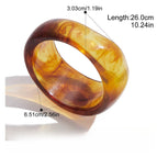 Amber resin bracelet