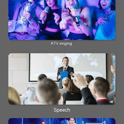 Household Wireless One-drag Two Moving Coil Microphone