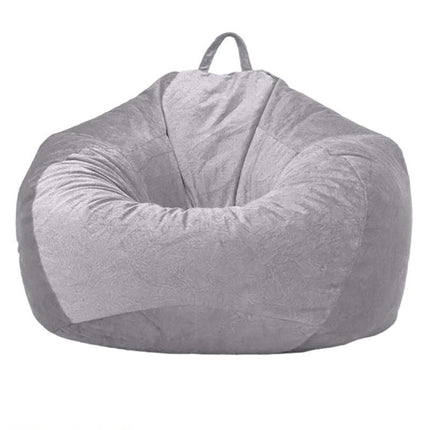 Lazy Sofa Bean Bag Cloth Cover Tatami Short Velvet No Filler Home Toy Storage
