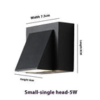 Small Black 5W / Warm light 3000K