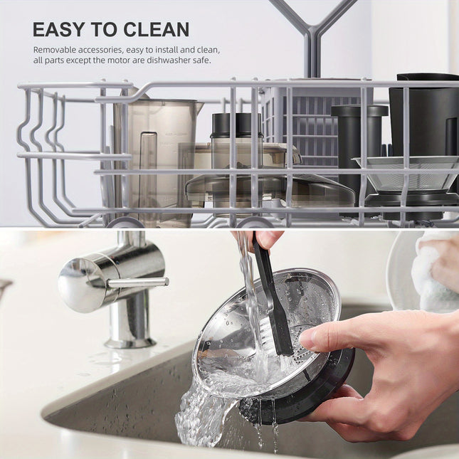 Juicer Machine, 500W Centrifugal Juicer Extractor with 3 Wide Mouth Feed Chute for Fruits and Vegetables