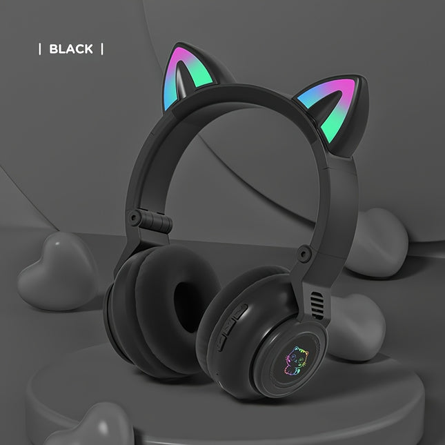Wireless Headphones, Foldable Design for Easy Portability, Hifi Stereo Sound, Suitable for Watching Videos