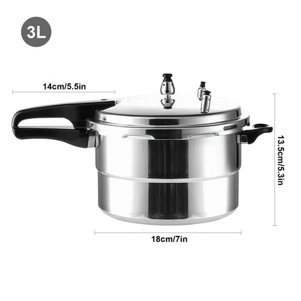3L Household Pressure Cooker, Compatible with Gas Stoves And Induction Cookers