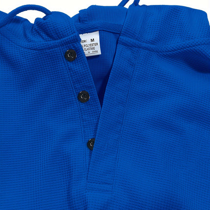 Men's Casual Sportswear Set - Hooded Long Sleeve Top & Joggers with Drawstring, Polyester Blend, Perfect for Spring/Fall Outdoor Activities