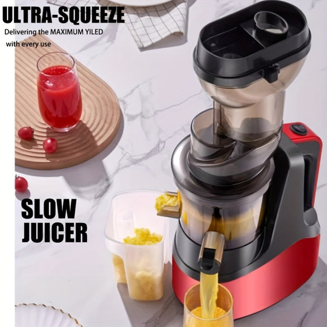 Juice Extractor, Masticating Juicer for Fruits And Vegetables, 7LV Screw Extractor, Filter-Free,