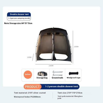 Outdoor Camping Rainproof Double-person Tent