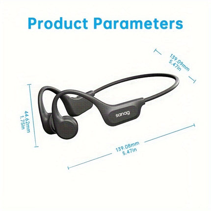 Pro Max True Bone Conduction Wireless Earphone Swimming Surf Riding Headphones