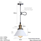 Bulb With Tungsten Wire / D0032 Original White Cover / 18cm