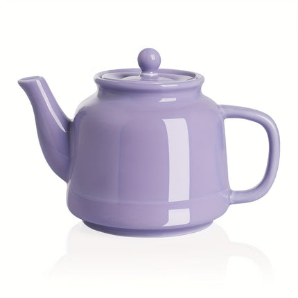 [Porcelain Tea Pot] Sweejar 35oz Porcelain Tea Pot with Removable 18/8 Stainless Steel Infuser