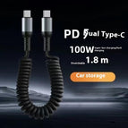 Super Fast Charge / Typec To Typec Interface Black