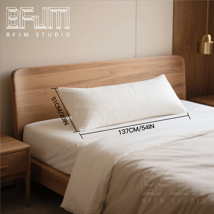 1pc, White Bedding Large Body Pillow Insert for Adults, Full-Body Cushion  20×54