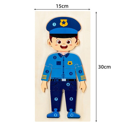 3D Puzzle Model Wooden Puzzle Educational Toys