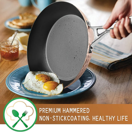 14pcs Pots And Pans Set Nonstick, Aluminum Nonstick Ceramic Cookware Set  Lids,