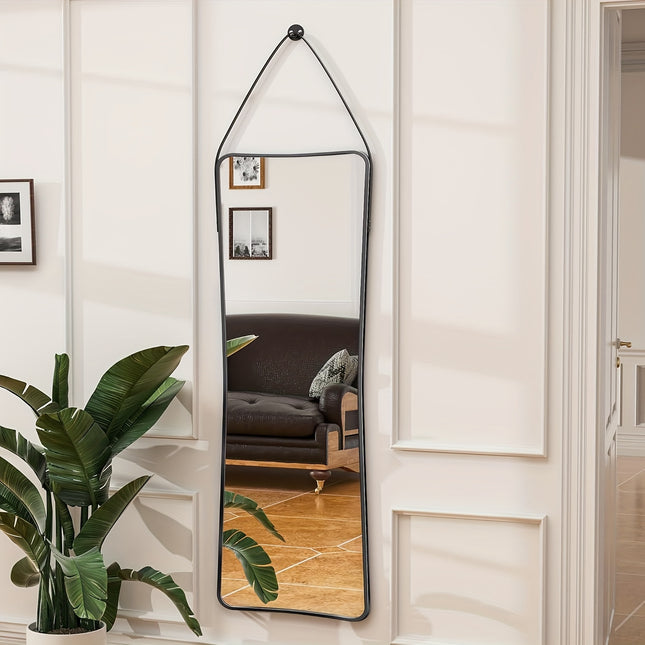 16"x48" Wall Mirror Full Length, Wall-Mounted Mirror, Irregular Mirror, Body Mirror For Wall In Bedroom,