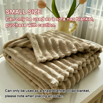 Classic Stripe Pattern - Striped Flannel Fleece Blanket Ultra-Soft, Lightweight - Multi-Color