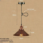 Bulb With Tungsten Wire / D0032 Rust Color / 26cm