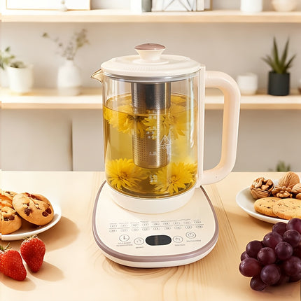 1.8L/60.87oz Immersion Electric Kettle | Health Kettle with 18 Functions, Thickened Glass,