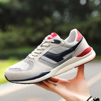 US 5.5 / Light Gray Dark Blue Red