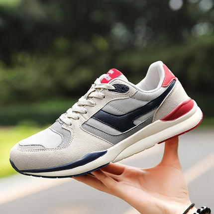 Men's Lightweight Running Shoes - Breathable Gym Sneakers with Cushioned MD/TPR Sole
